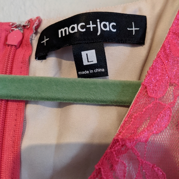 Mac & Jac Pink Lace Mini Dress - Picture 6 of 10
